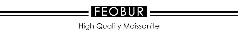 Vòng Cổ Nữ Moissanite 925 Bạc Ý - FEOBUR Sang Trọng