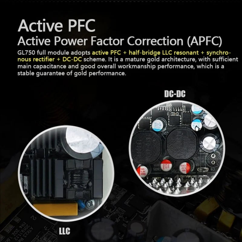 Nguồn Máy Tính ATX Gaming 500W-850W Quạt 120mm