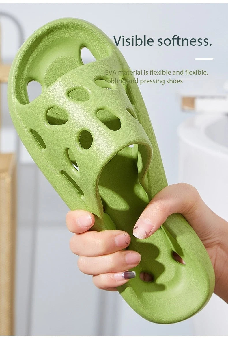 Unisex Fashion Soft Sole Anti-Slip Massage Bath Slippers