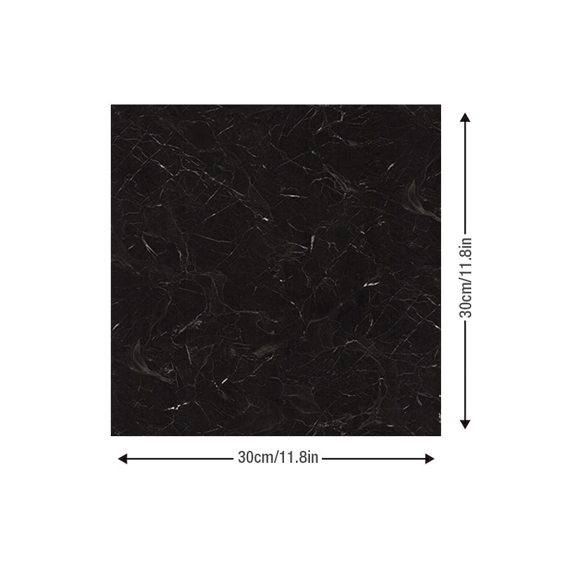 Simulated Marble Tile Floor Sticker PVC Waterproof Self-adhesive for Living room Toilet Kitchen Home Floor Decor 3d Wall sticker