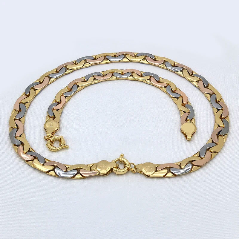 Luxurious Gold Plated Brazilian Jewelry Set for Party