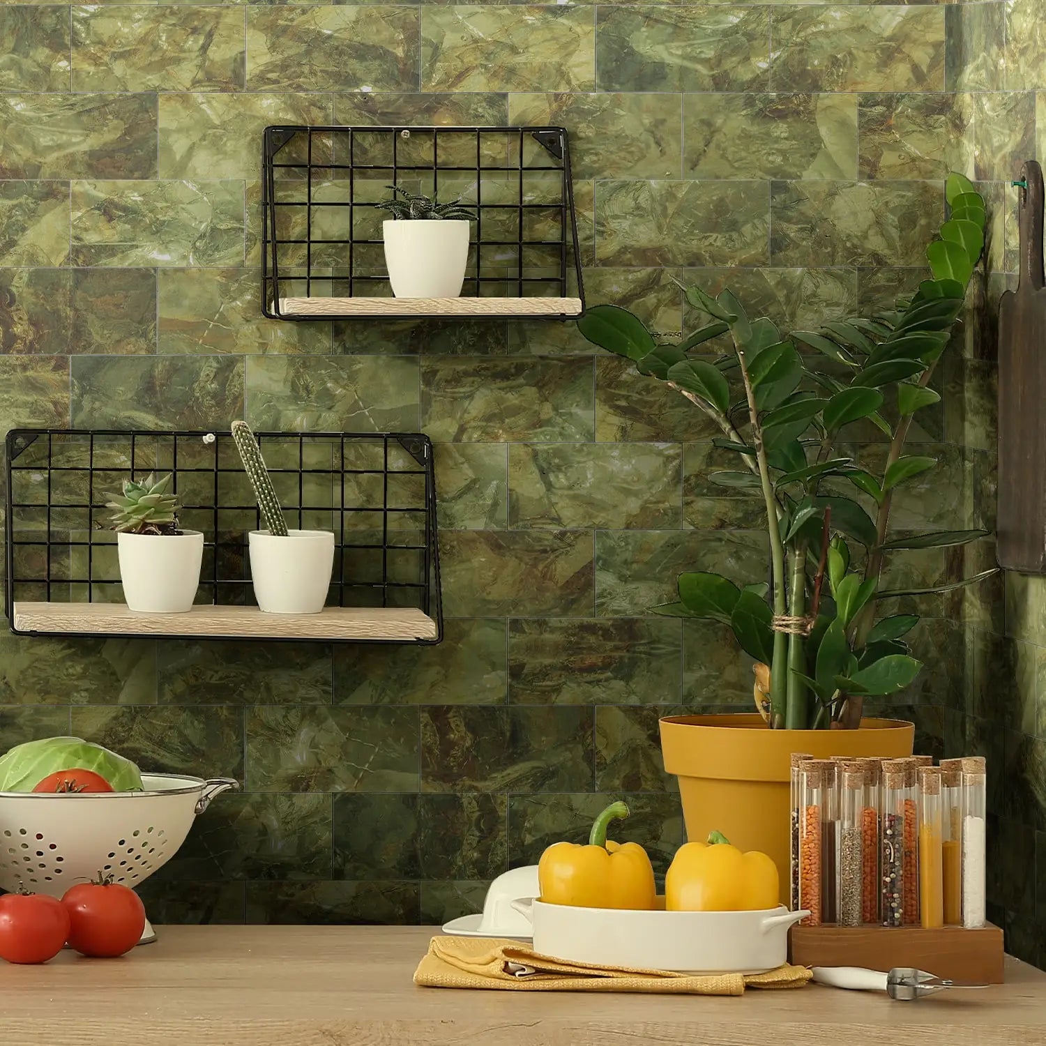 3D Waterproof Brick and Stone Decal Set - Kitchen &amp; Bathroom