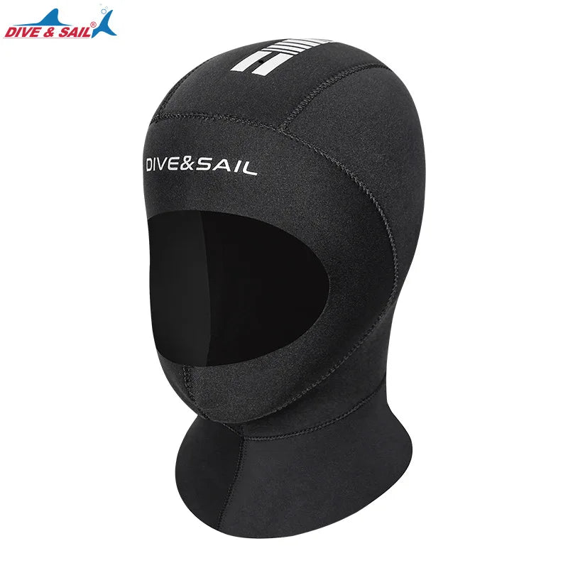 5MM Neoprene Diving Helmet Winter Thickening Warmth with Shoulder Hood Diving Clothing Accessories Diving Helmet S/M/L/XL - Daisan Mart