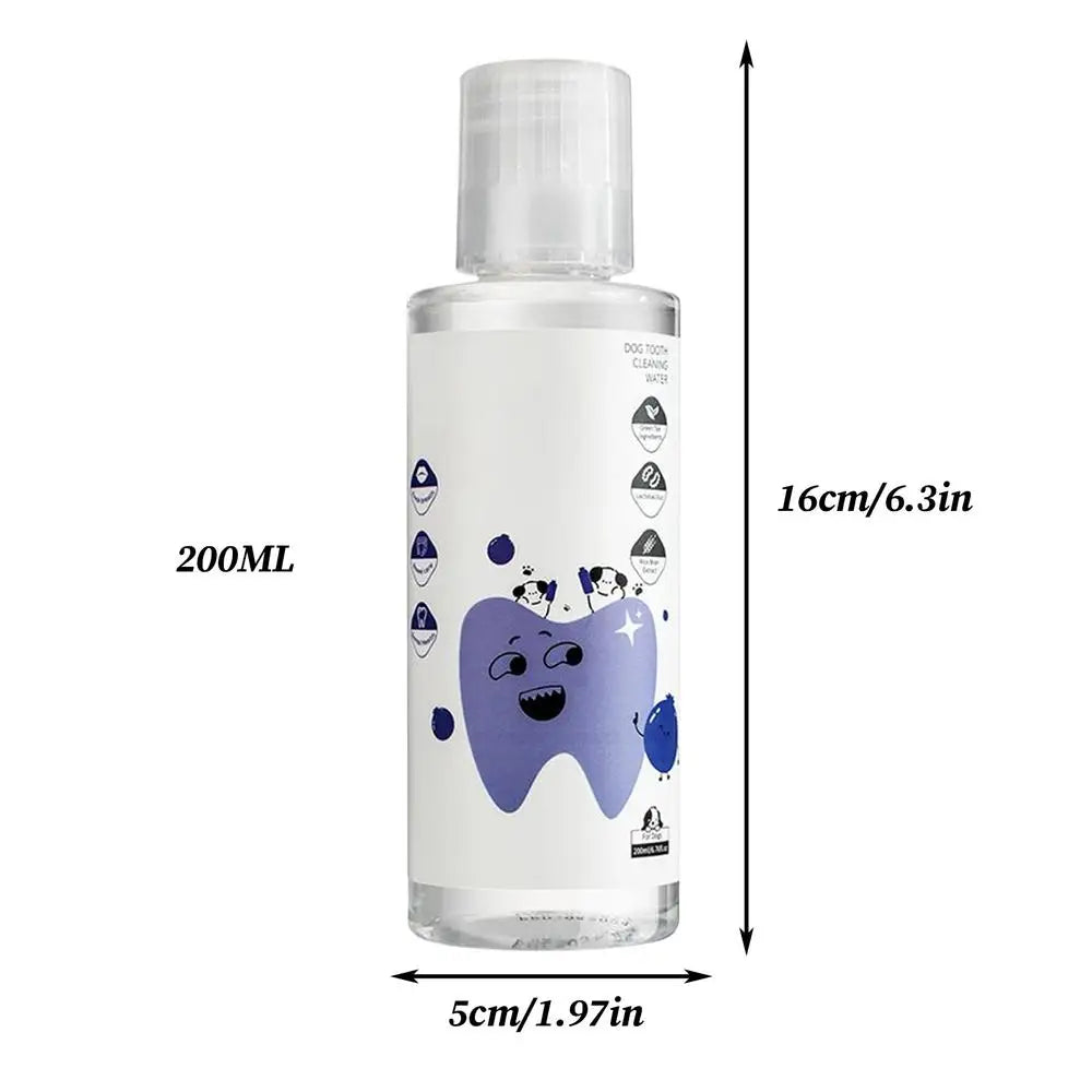 Natural Dog Mouthwash 200ml Effectively Eliminates Bad Odors