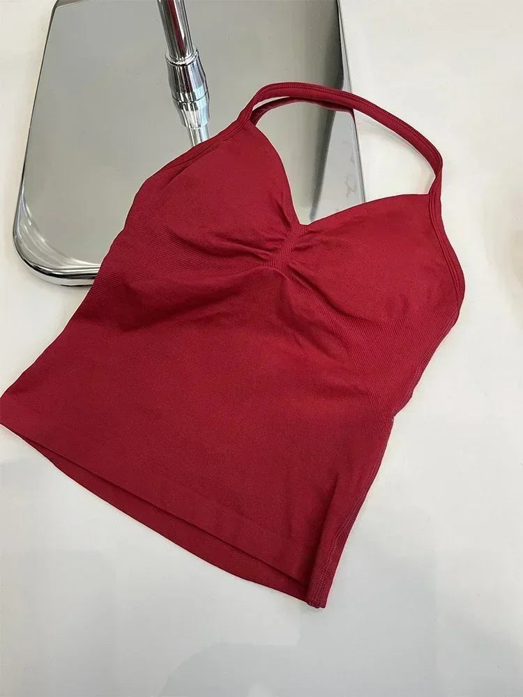 Áo Tập Yoga Nữ Dáng Sát Nách - Thoáng Khí & Co Giãn - Daisan Mart