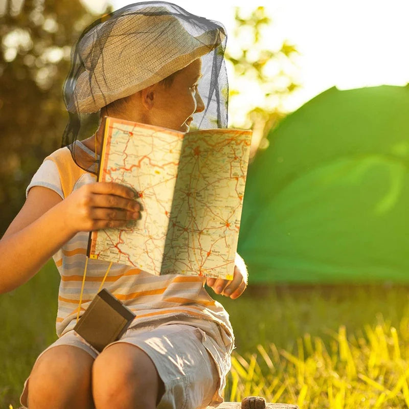 Lưới Chống Muỗi Đầu - Bảo Vệ Khi Dã Ngoại