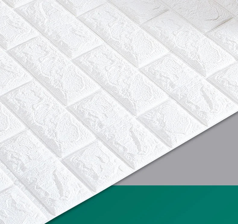 Giấy Dán Tường 3D Chống Thấm Hoa Văn Gạch 70cm*10m