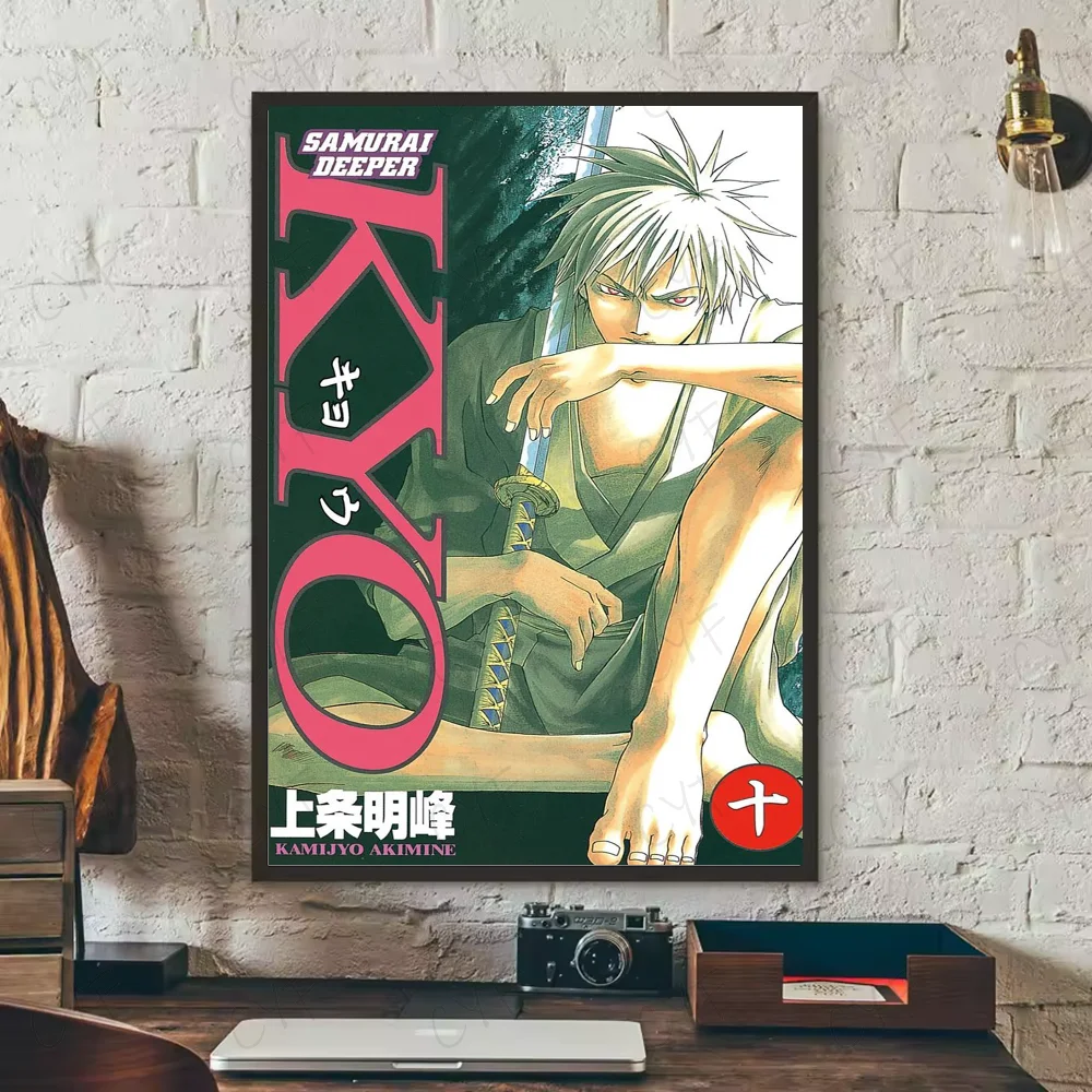 Samurai D-Deeper KYOS Comic Poster Wall Art Painting Sticker For Home Room Decoration Bedroom Decor Waterproof Posters