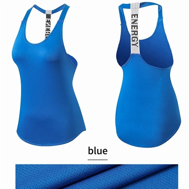 Áo Gym Nữ Thoáng Mát Lưng Hở Chữ Cá Tính - Daisan Mart