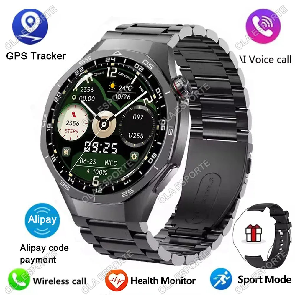 Đồng Hồ Thông Minh 2025 Nam Watch Pro AMOLED GPS NFC