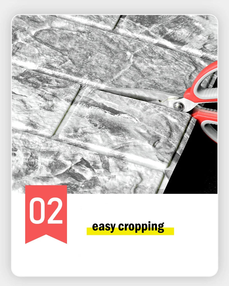 Decal Dán Tường Chống Nước Trang Trí Nhà Bếp 70cm