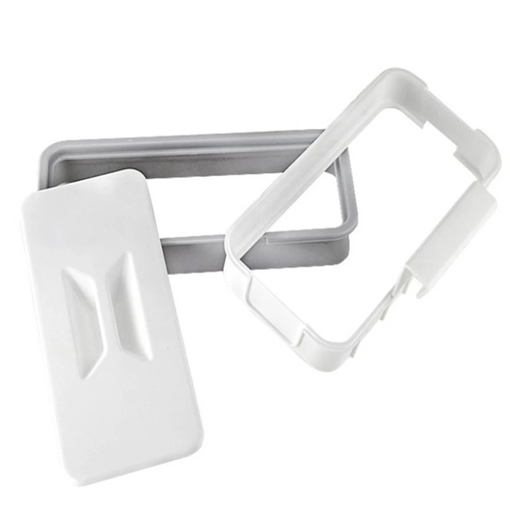 Behind-the-Door Trash Bag Holder Saves Kitchen Space