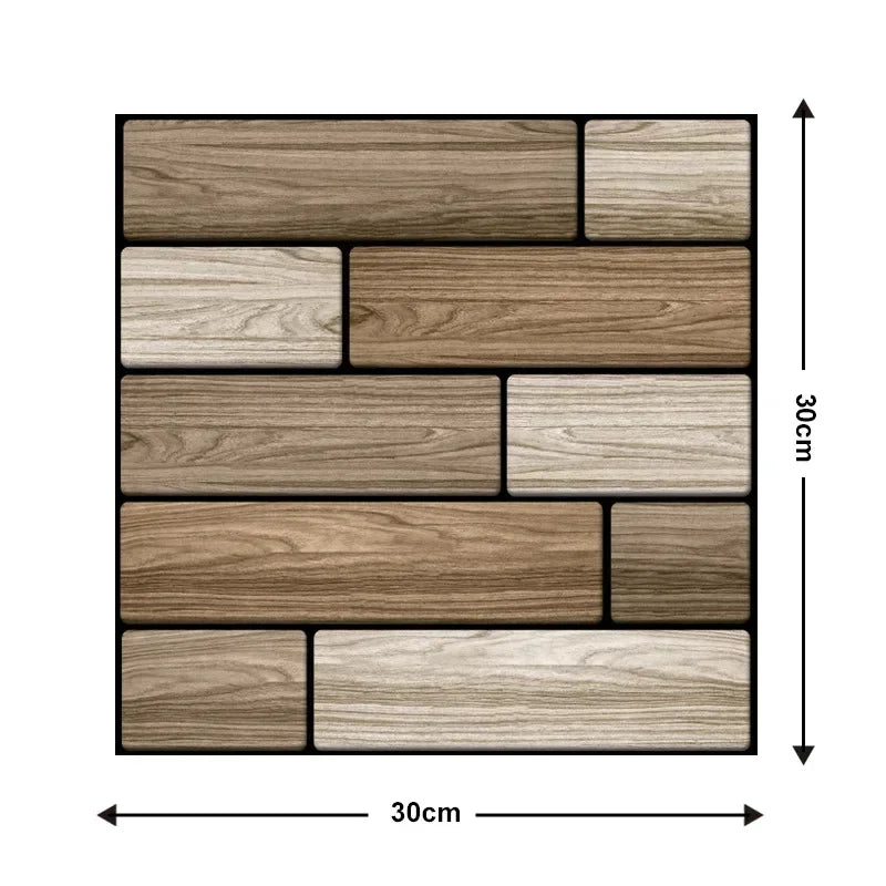 5/10PCS Stereo Wall Stickers Self-adhesive Wallpaper Brick Pattern Creative Stick Heatproof Vinyl Waterproof Kitchen Home Decor