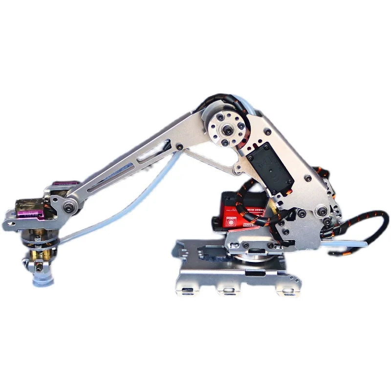 New 6 Dof Robotic Arm Manipulator Industrial Robot Model with MG996R Servos for Arduino Robot Arm DIY Kit Suction Cup STEM Toys - Daisan Mart