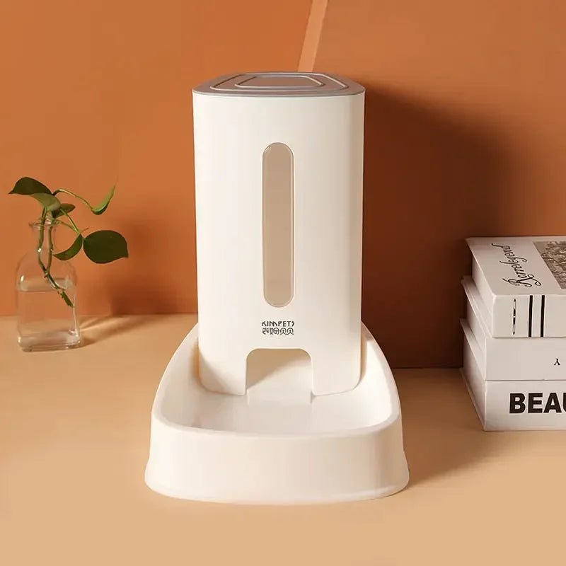 Pet Supplies, Large Capacity Water Dispenser, Automatic Feeder Drinking Water, Dry Wet Separation Food Container, Pet Cat - Daisan Mart