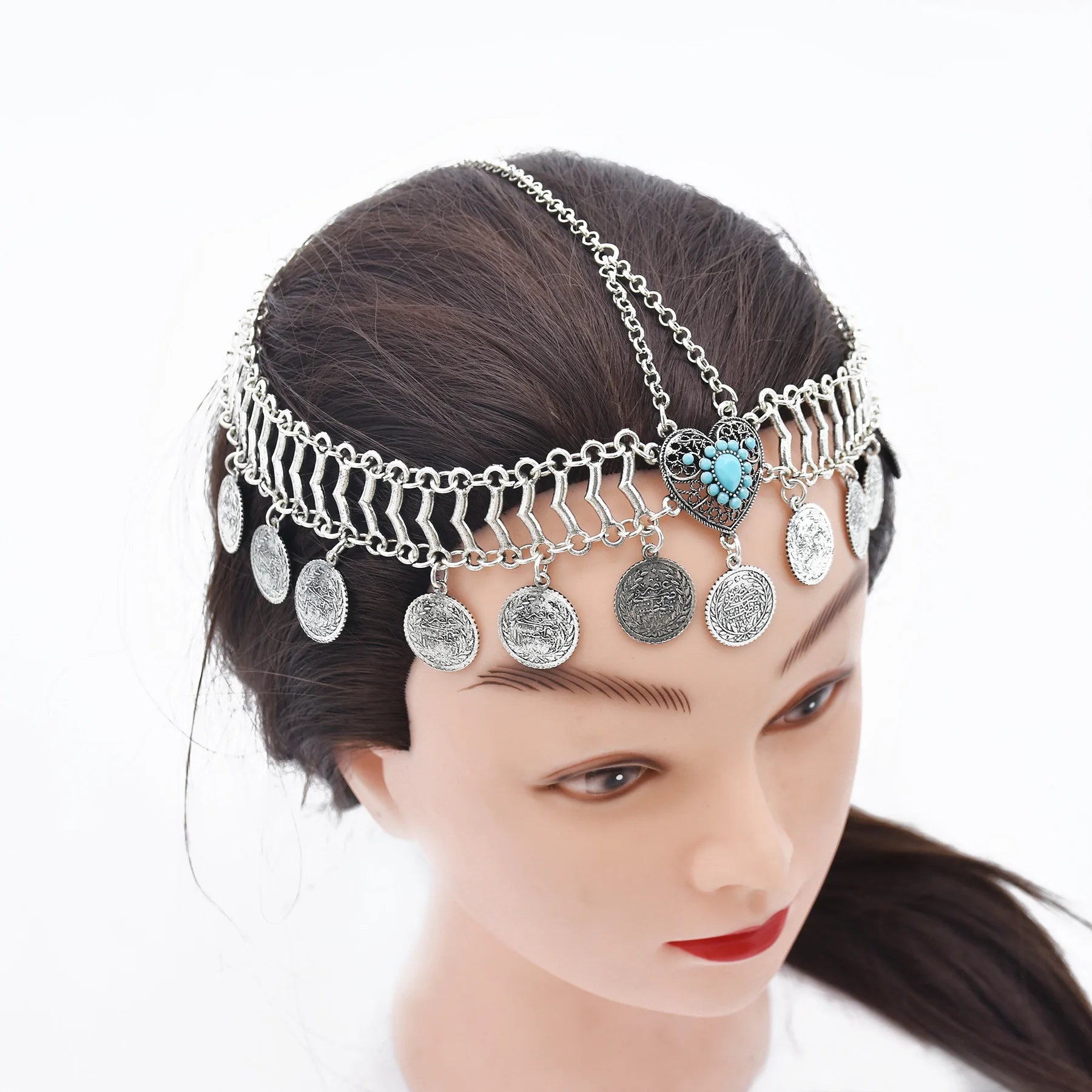 Vương Miện Boho Ấn Độ Hoa Tím Cổ Điển 50 ký tự