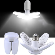 4-Arm Folding LED Bulb E27 Remote Control