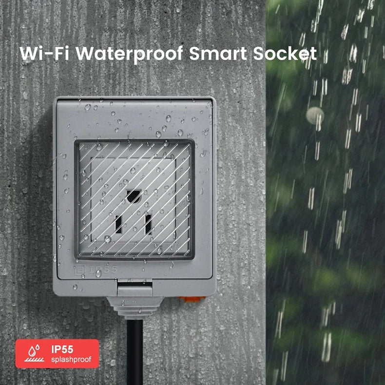 Avoir IP55 Waterproof Outdoor Smart Socket