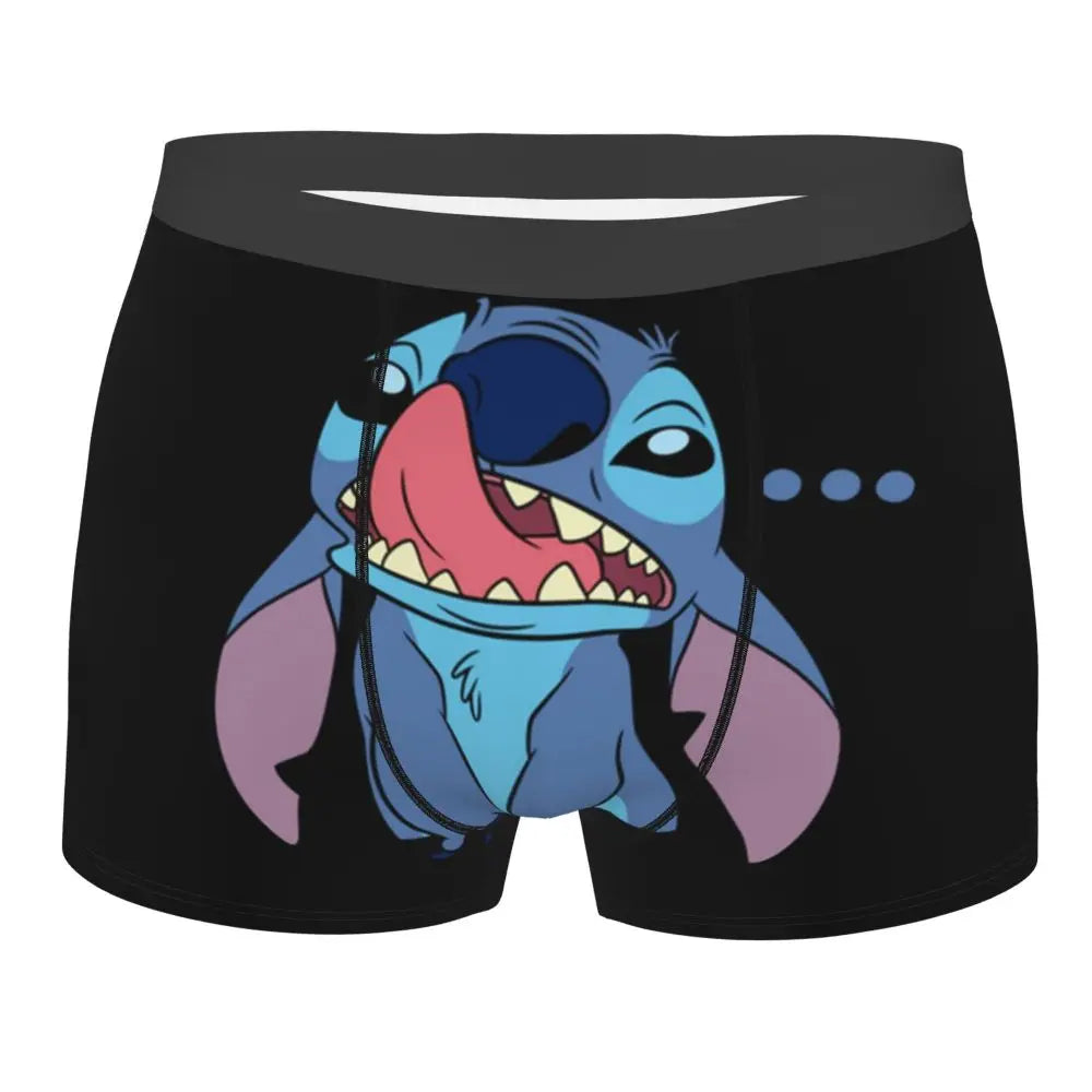 Quần Sịp Nam Lilo Stitch Thoải Mái Phong Cách Anime