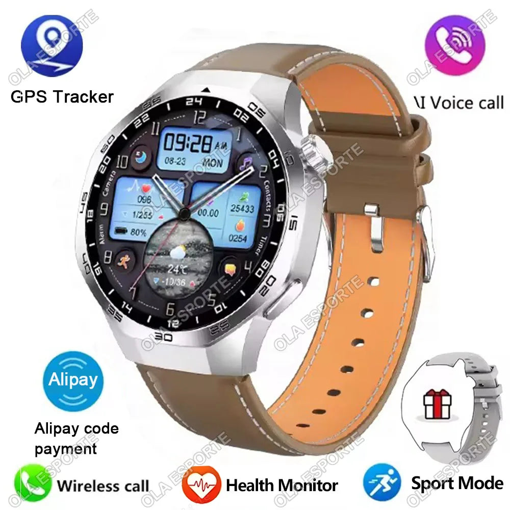 Đồng Hồ Thông Minh 2025 Nam Watch Pro AMOLED GPS NFC