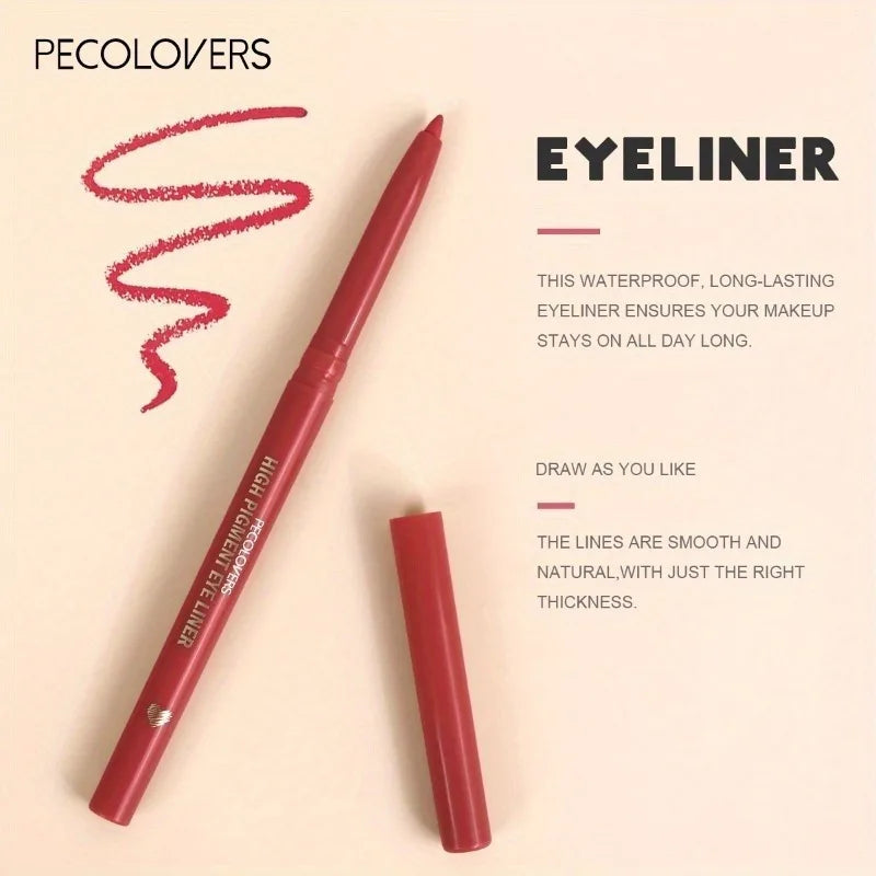 White Brown Blue Gel Eyeliner Waterproof, Soft, Long-lasting