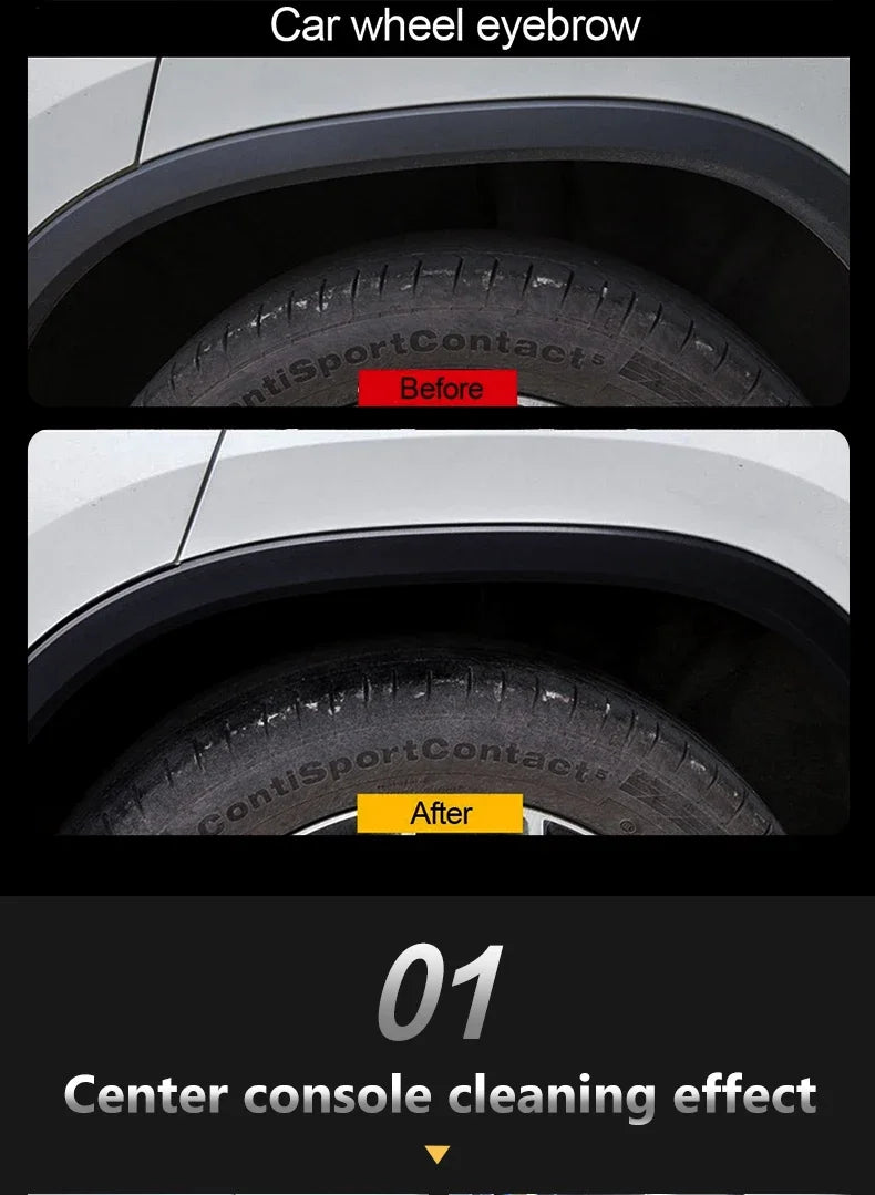 HGKJ 24 Long-Lasting Glossy Black Automotive Plastic Restoration Paint