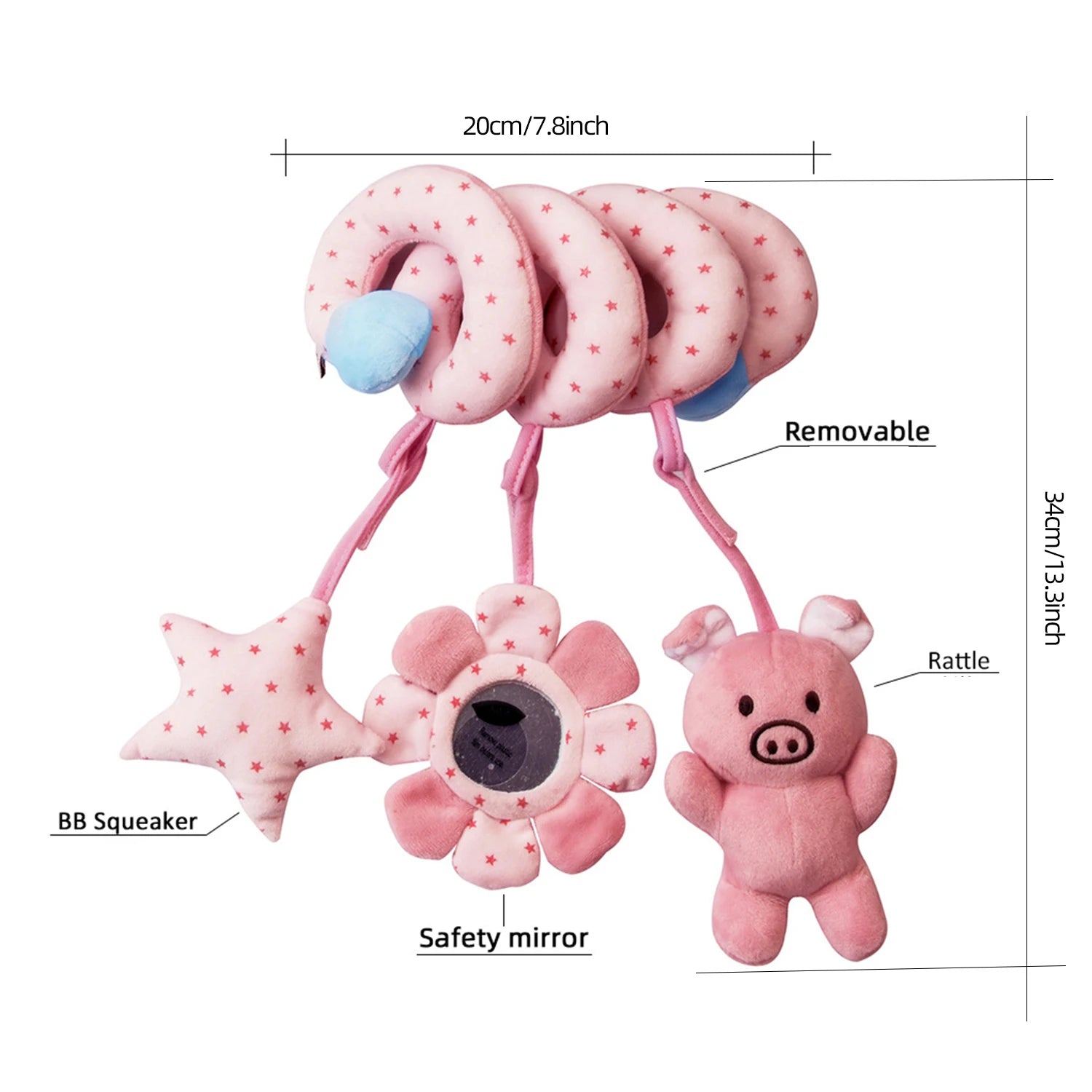 Multi-function Twisting Crib - Hanging Toys for Babies