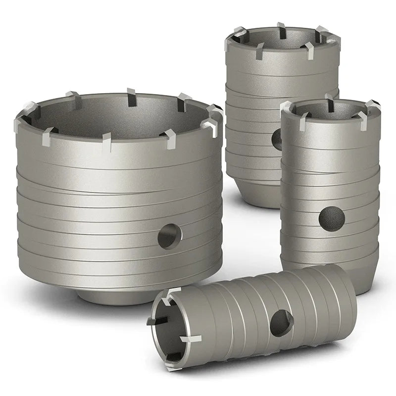 Wall hole opener drill bit impact drill set for drilling brick walls, air conditioning, concrete, and expanding water pipes.