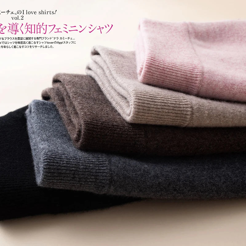 Chân Váy Len Dệt Kim Nữ Mùa Thu Đông Cao Cấp