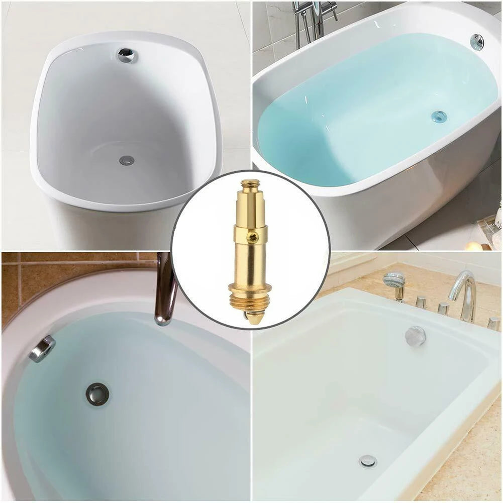 Spring Plug /Bounce Valve Bounce Plug Bath Waste Easy Pop Up Click Clack Plug Bolt For Basin Drain Stopper Floor Drain Fitting