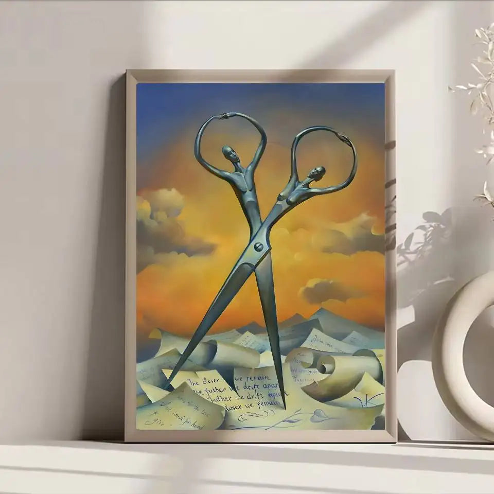 Surrealism Artwork By Salvador Dali Poster Self-adhesive Art Waterproof Paper Sticker Coffee House Bar Room Wall Decor