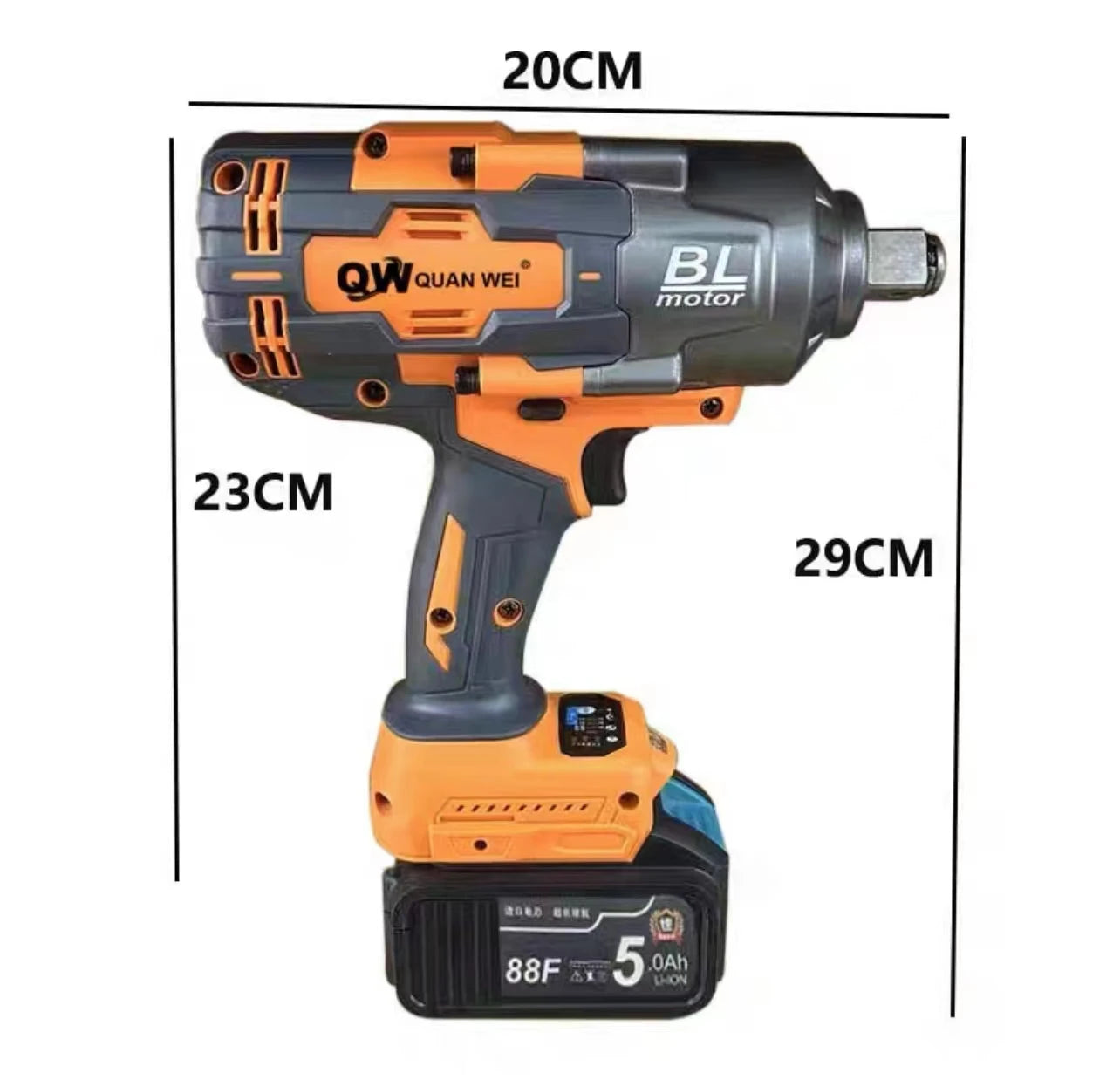 Máy Siết Bu Lông Không Dây 2100N.M Cho Pin Makita - Daisan Mart