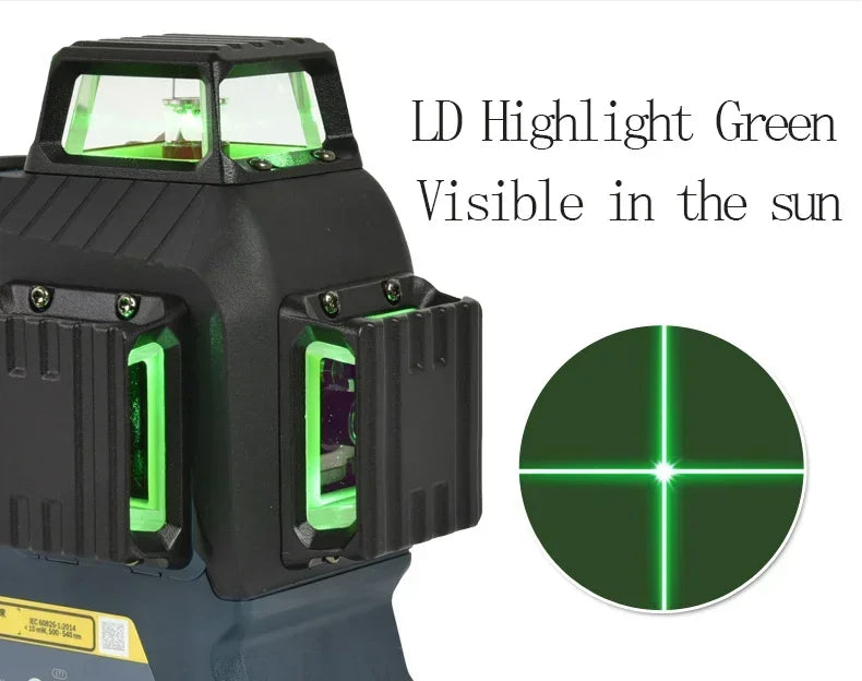 Máy Cân Mực Laser 12 Tia Xanh BOSCH GLL3-60XG 360° - Daisan Mart