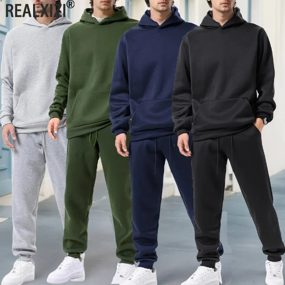 Men's Tracksuit Hoodie &amp; Running Pants