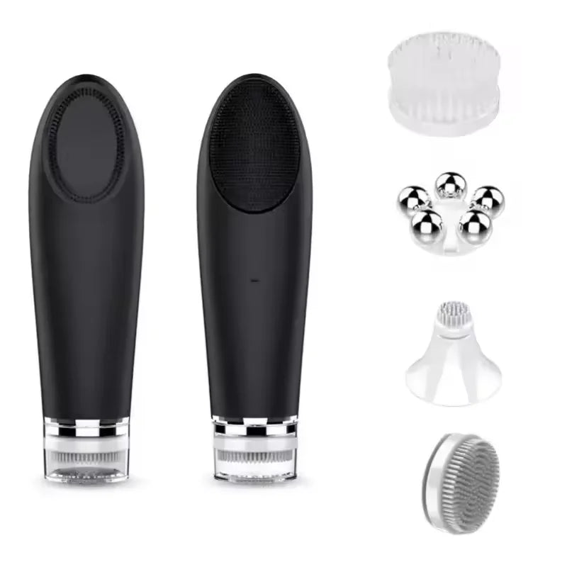 New Waterproof Silicone Facial Cleansing Brush - Soft &amp; Comfortable