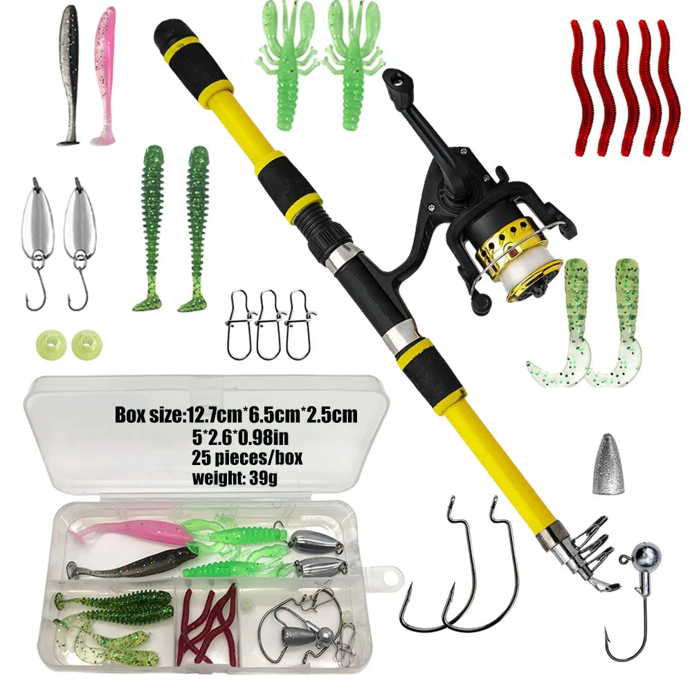 Cần Câu Trẻ Em - Dụng Cụ Câu Cá Thể Thao Ajing