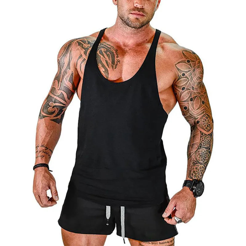 Áo Tank Nam Tập Gym Cotton Không Tay Thoáng Mát - Daisan Mart