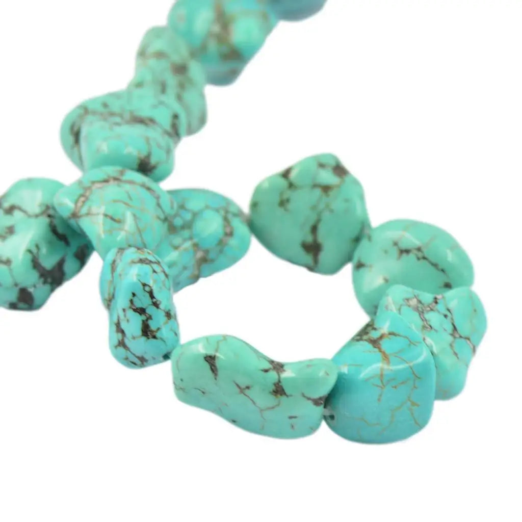 Blue Turquoise - Natural Stone Beads Jewelry