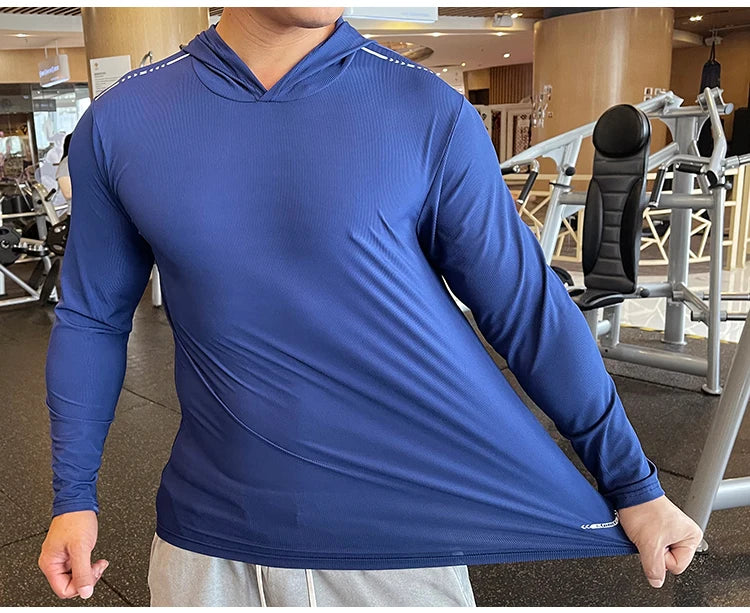 Men's Quick Dry Long Sleeve Sports T-Shirt