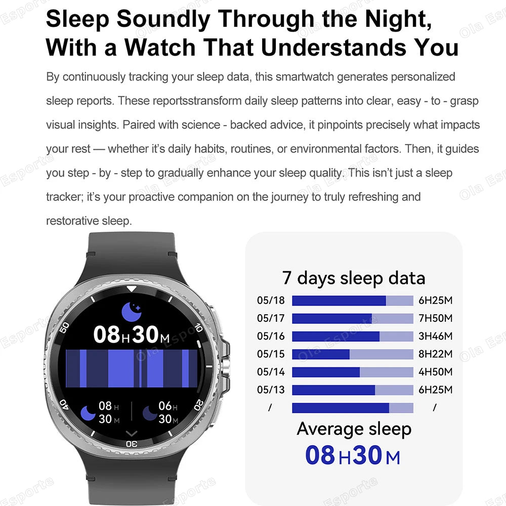 Smart Watch 8 Classic 2025 - Health &amp; Style