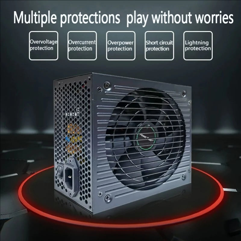 Nguồn Máy Tính ATX Gaming 500W-850W Quạt 120mm