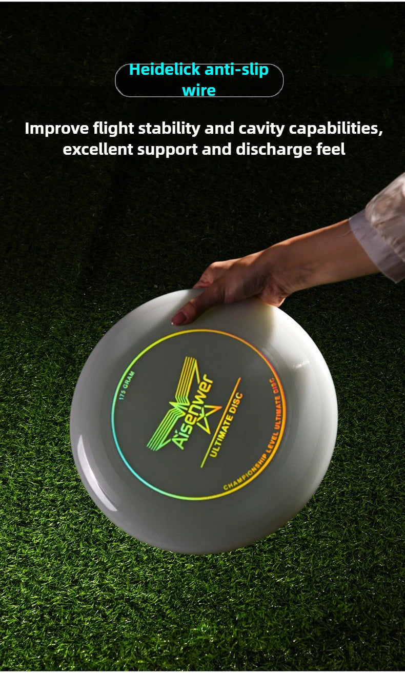 Professional 175g Ultimate Flying Disc Sport Disc Flying Saucer for Adult Teens Kids Outdoor Game Beach Backyard Camping Sports