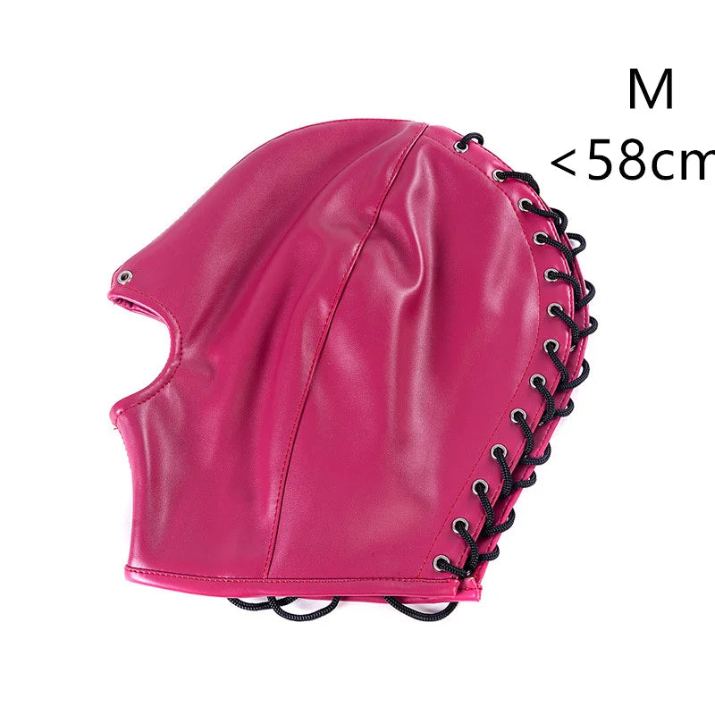 Mặt Nạ Da Bịt Kín Mặt Cosplay Gợi Cảm Unisex