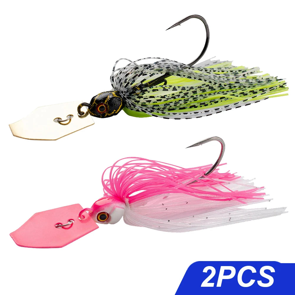 Mồi Câu Spinner 7g-21g Bộ Lưỡi Câu Kim Loại Weedless