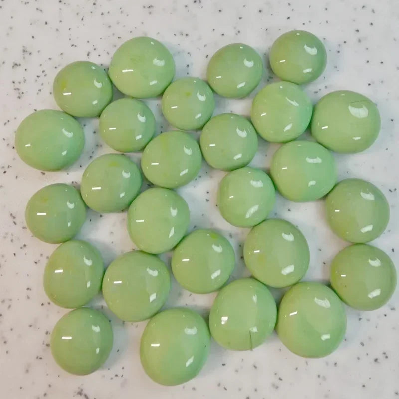 DIY Multicolored Round Glass Mosaic Beads 100g