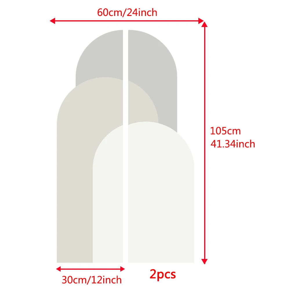 Creative Arch Wall Sticker Self-adhesive for Bedroom Living Room Porch Home Decoration Waterproof Wallpaper