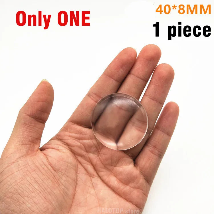 door knob wall shield Clear Soft Rubber Door Stopper door handle bumper Mute Stickers Wall Protector Muffler Pad Protective Plug