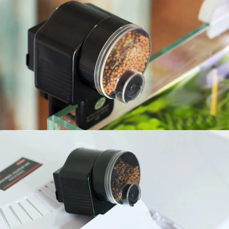 Automatic Fish Feeder for Aquarium Fish Tank Auto Feeder with Timer Pet Feeding Dispenser Fish Shrimp Betta Goldfish Food Feeder - Daisan Mart