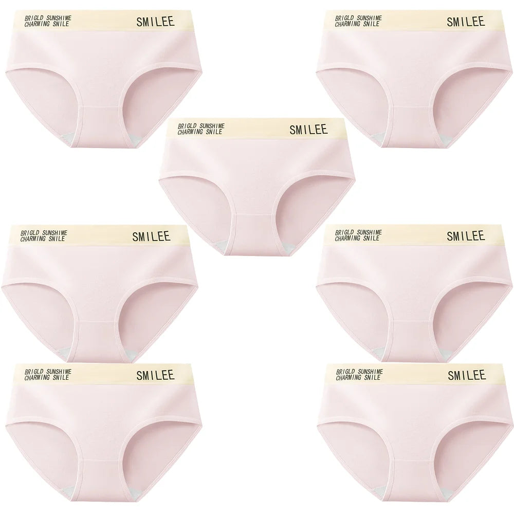 Quần Lót Nữ Cotton Kháng Khuẩn Mềm Mại - 7 Cái
