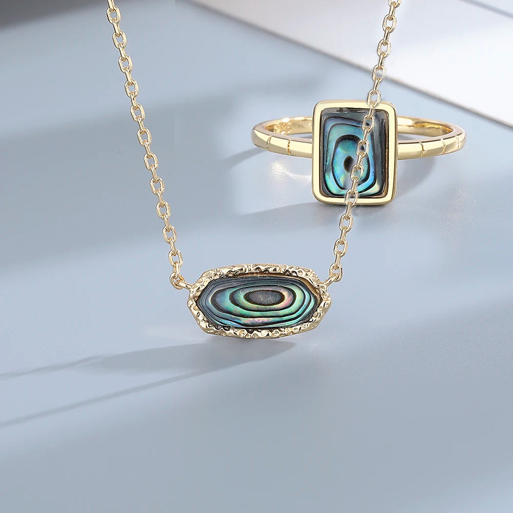 High-end 18K Gold-Plated S925 Silver Women's Wedding Jewelry Set